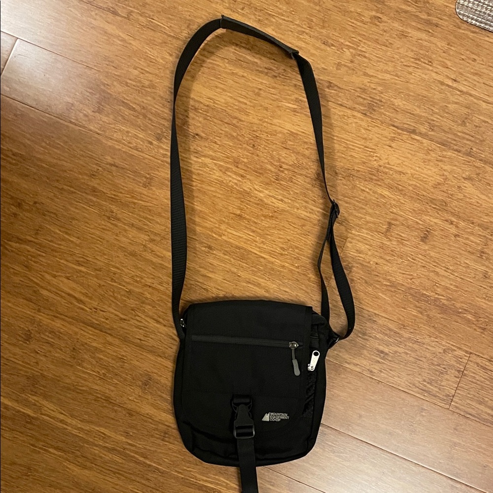 Stylish Black MEC Crossbody Travel Bag